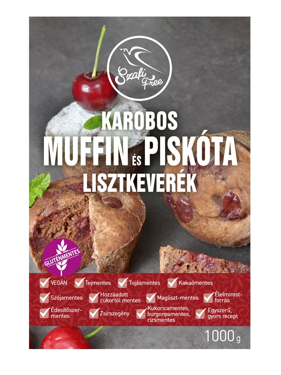 Szafi Free Karobos muffin és piskóta lisztkeverék 1000g