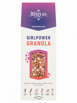 Hesters life girlpower granola 320g
